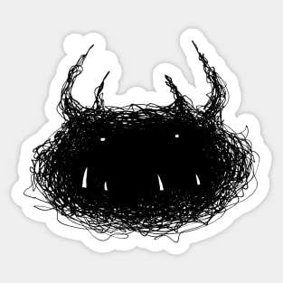 Scribble Monster Sticker